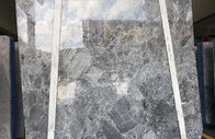ইতালি সানি প্রাকৃতিক প্রস্তর মার্বেল / সিলভার গ্রে কালার মার্বেল টাইল স্ল্যাব ফ্লোর 30x30 সেমি