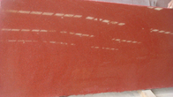 লাল রঙ রুক্ষ গ্রানাইট রান্নাঘর কাউন্টারটপ ফ্লোর টাইলস 50x50 স্ল্যাব 2.73 গ্রাম / সেমি 3