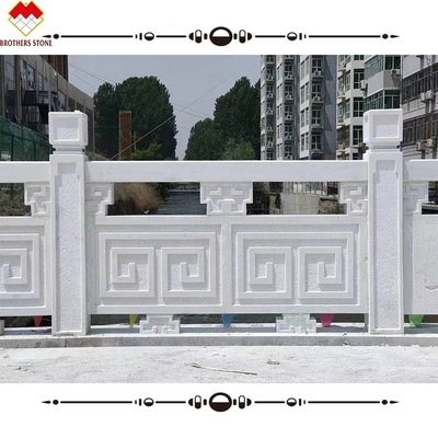 ভাল মার্বেল পাথর হ্যান্ড্রেল ব্যালুস্ট্র্যাড ডিজাইন ভার্সি এবং ব্যালকনি জন্য FOB / CNF বিতরণ শর্তাবলী