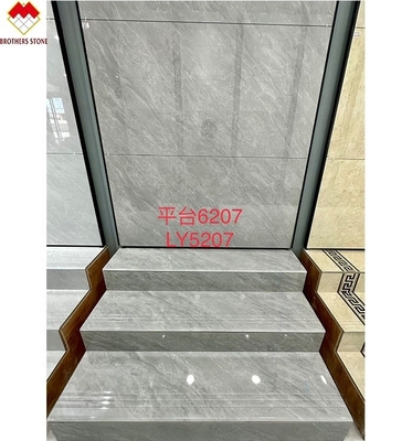 অ-স্লিপ গ্লাসড স্টেপ ট্রেড ফ্লোর টাইল আধুনিক মার্বেল বাইরের দেয়ালের জন্য কাস্টমাইজড