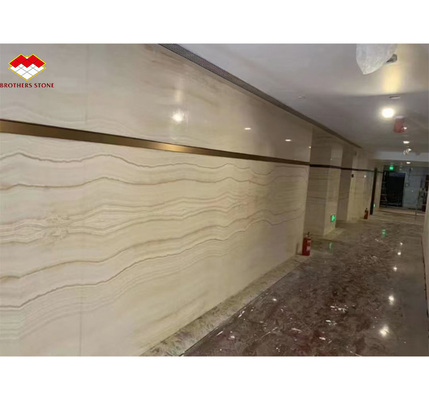 আধুনিক হোটেল ডিজাইন স্টাইল প্রাচীর এবং মেঝে জন্য স্বচ্ছ সাদা Jade মার্বেল স্ল্যাব