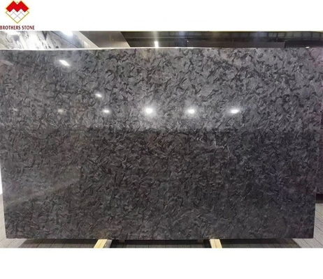 প্রাকৃতিক ব্রাশযুক্ত চামড়া পৃষ্ঠতল ম্যাট্রিক্স ভার্সেসকালো ক্লাসিকাল ব্ল্যাক কোয়ার্টজাইট ব্রাজিল থেকে কাউন্টারটপ