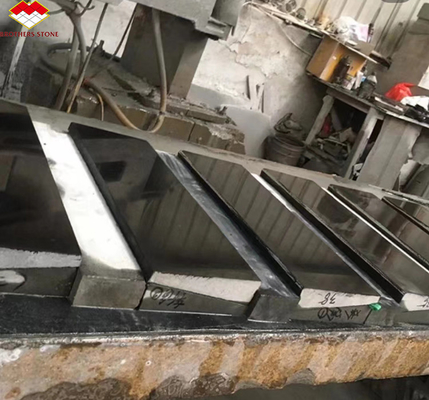আধুনিক নকশা শৈলী শানসি কালো গ্রানাইট ব্লক 18 মিমি পুরু পরম কালো গ্রানাইট স্ল্যাব