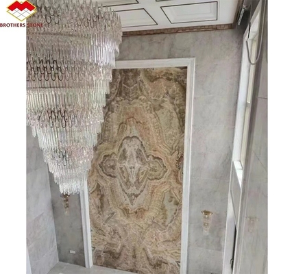 পোলিশ ট্রান্সলুসেন্ট ওনিক্স স্টোন আধুনিক নকশা প্রাকৃতিক ব্যাকলিট জ্যাড কালি মার্বেল বড় স্ল্যাব