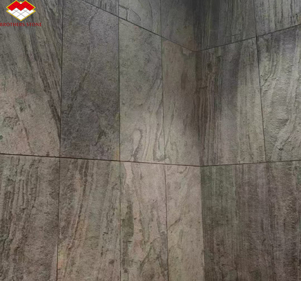 নমনীয় কাদামাটি প্রাকৃতিক এমসিএম পাথর ভিনিয়ার দেয়াল আবরণ টেক্সচার টাইলস হোটেল 1 মিমি পাতলা