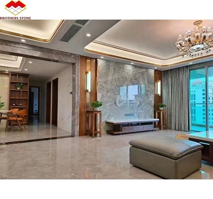 স্বর্ণ এবং নীল Onyx মার্বেল পাথর হোটেল মেঝে জন্য বিলাসিতা প্রাকৃতিক পাথর Jade স্ল্যাব নকশা