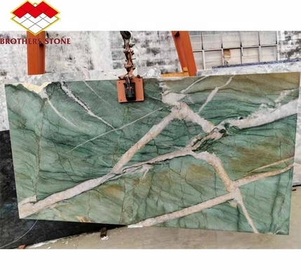 প্রাকৃতিক পাথর ব্রাজিল মার্বেল ব্যাকলাইট সোডালাইট সবুজ কোয়ার্টজাইট বেডরুম ডিজাইন আইডিয়া জন্য