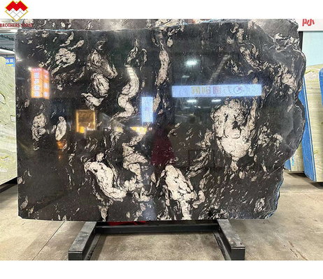 উপাদান ব্রাজিলের স্নানগৃহে নকশা শেষ করার জন্য ল্যাভাবো পোলিশ ব্ল্যাক কোয়ার্টজাইট ভ্যানিটি টপ