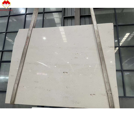 ইউনফু চাঁদের আলো বেজ মার্বেল পার্লাতিনো আধুনিক রান্নাঘরের প্রাচীর এবং মেঝে টাইল জন্য বড় স্ল্যাব