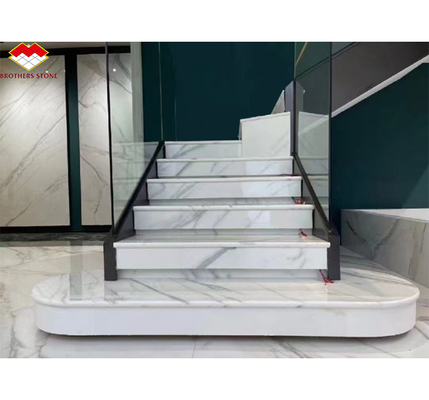 ন্যানো হোয়াইট ক্রিস্টাল ডাইনিং টেবিল শীর্ষ আধুনিক বড় স্ল্যাব মার্বেল চেহারা স্টেপ জন্য পোরসেলান টাইল