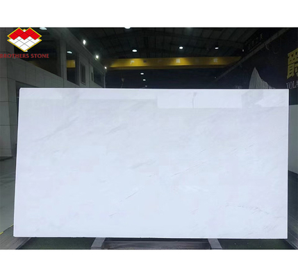 আধুনিক হোটেল ডিজাইনের জন্য হোয়াইট থাসোস মার্বেল বিগ স্ল্যাব পোলিশ স্টোন ওয়াল প্যানেল টাইল