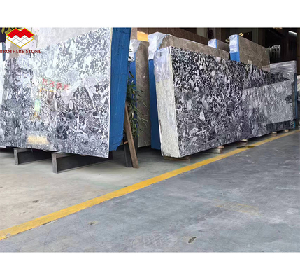 ব্রাদার্স স্টোনের মধ্যে হোটেল এবং হোম ডেকোরেশনের জন্য আধুনিক ব্লু গ্রানাইট স্ল্যাব পোলিশ