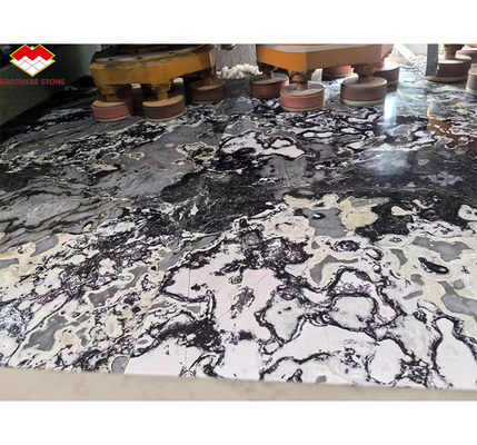 ব্রাদার্স স্টোনের মধ্যে হোটেল এবং হোম ডেকোরেশনের জন্য আধুনিক ব্লু গ্রানাইট স্ল্যাব পোলিশ