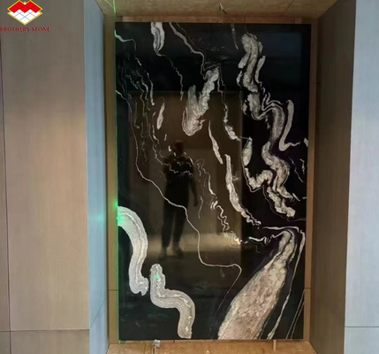 হোটেল পোলিশ কালো কালি ইমপ্রেশন মার্বেল প্রাকৃতিক পাথর বাথটব হোম বাথরুমের জন্য