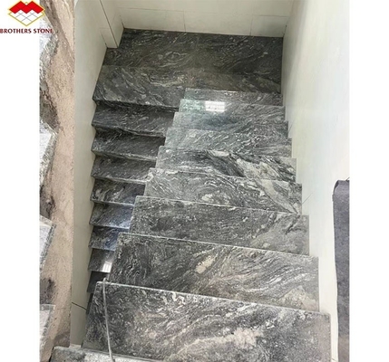 স্টেপ এবং মেঝে জন্য প্রাকৃতিক ফ্যান্টাসি গাঢ় ধূসর গ্রানাইট স্ল্যাব