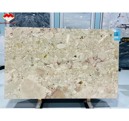 আধুনিক হোটেল ডিজাইন পোলিশ মোনেট গার্ডেন মার্বেল বাথরুমের জন্য বড় স্ল্যাব ভ্যানিটি ওয়াশ বেসিন