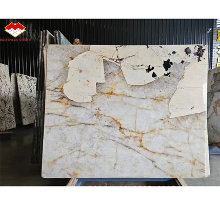 আধুনিক শৈলী প্যাটাগোনিয়া ওয়াল প্যানেলের জন্য পোলিশ ব্রাজিলিয়ান পান্ডোরা মার্বেল বড় স্ল্যাব