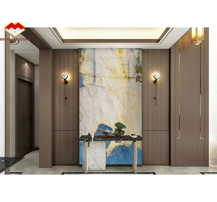আধুনিক শৈলী প্যাটাগোনিয়া ওয়াল প্যানেলের জন্য পোলিশ ব্রাজিলিয়ান পান্ডোরা মার্বেল বড় স্ল্যাব