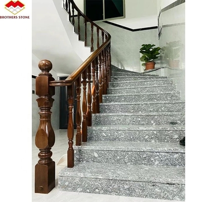 আধুনিক চীনা ডিজাইনে সিঁড়ি এবং বিল্ডিংয়ের জন্য আকার অনুসারে কাটা কালো গ্রানাইট স্ল্যাব