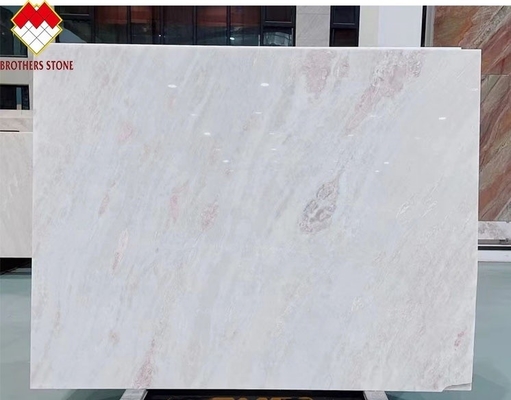 আধুনিক ডিজাইনের ভিলা ট্রান্সলিউসেন্ট শিনি রোজ রেইনবো ওনিক্স মার্বেল স্ল্যাব সহ গ্রাফিক