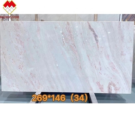 আধুনিক ফ্যান্টাসি গোলাপী কোয়ার্টজাইট স্ল্যাব ভিলা মার্বেল টাইপ ডলোমাইট পোলিশ বিগ স্ল্যাব