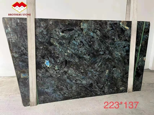15-18 মিমি বেধ নীল বাহিয়া মার্বেল স্বচ্ছ স্ফটিক নীল ওনিক্স মার্বেল টাইল ভাল