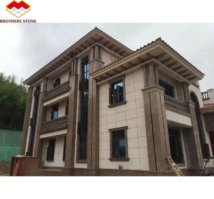 আধুনিক বহিরঙ্গন মধ্যে সিঁড়ি এবং দরজা ফ্রেম জন্য পোলিশ ক্যালিফোর্নিয়া গোল্ড গ্রানাইট কাটা-টু-আকার