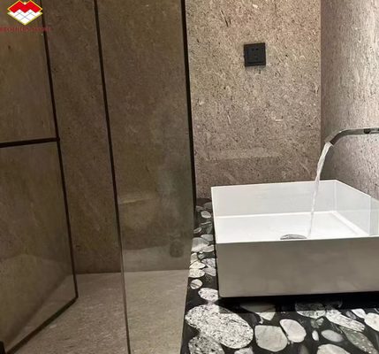 ইতালীয় কোয়ং গ্রে মার্বেল আধুনিক স্ল্যাব হোটেল বাথরুম ওয়াল প্যানেল পোলিশ ফ্লোর টাইলস