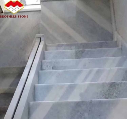 20 মিমি ব্লু আইস ওনিক্স স্টোন ফিনিয়ার এবং ব্যাকলাইট দিয়ে আপনার লিভিং সিঁড়ি হল আপগ্রেড করুন
