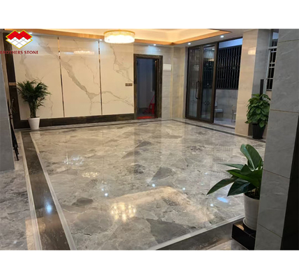 ইয়েনশা ইতালিয়ান গ্রে মার্বেল স্টোন হোটেল মেঝে এবং অভ্যন্তরীণ হোম সিঁড়ি জন্য বড় স্ল্যাব