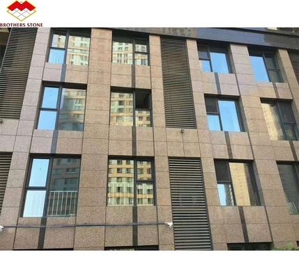 আধুনিক চীনা ফ্লেমেড গ্রানাইট বহিরাগত অভ্যন্তর প্রাচীর আবরণ জন্য আকার কাটা বড় স্ল্যাব
