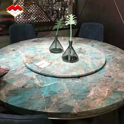 টাইল এবং মার্বেল মেঝে ভিলা দ্বীপের জন্য ব্রাজিলিয়ান অ্যামাজন সবুজ কোয়ার্টজাইট পাথর স্ল্যাব