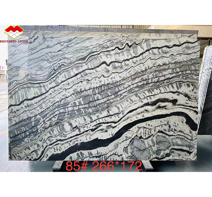ব্রাজিলের জনপ্রিয় পাথর পান্ডা ইমপ্রেশন মার্বেল স্ল্যাব দিয়ে আপনার ডাইনিং টেবিলকে রূপান্তর করুন