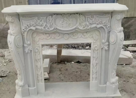 আধুনিক নকশা সাদা মার্বেল কামরা প্রাচীর মাউন্ট ইনস্টলেশনের জন্য পরিবেষ্টন