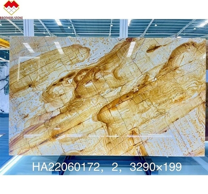 অভ্যন্তরীণ সজ্জা বই মিলে গেল হলুদ মধু ওনিক্স মার্বেল স্ল্যাব দেয়াল পটভূমি জন্য