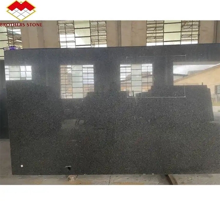 হোটেল রান্নাঘর কাউন্টারটপ এবং সিঁড়ি কাটিয়া আকার ভারতীয় ব্ল্যাক স্টার গ্যালাক্সি গ্রানাইট স্ল্যাব