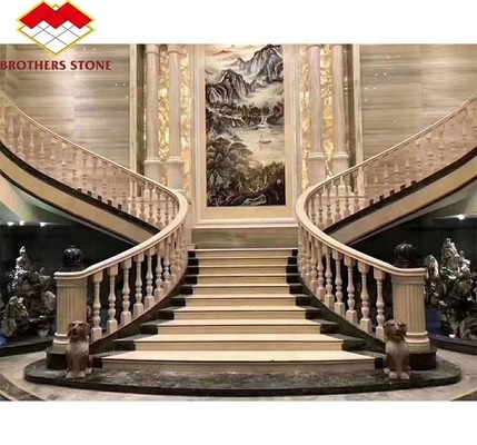 আধুনিক সাদা প্রাকৃতিক পাথর বর্গক্ষেত্র স্তম্ভ হাউস আপগ্রেডের জন্য পোলিশ স্তম্ভ