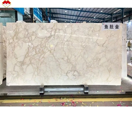 স্টোন ফর্ম বিগ স্ল্যাব অনন্য সোনার শিরা ক্যালাকাটা সোনার মার্বেল হোটেল প্রাচীর আবরণ জন্য