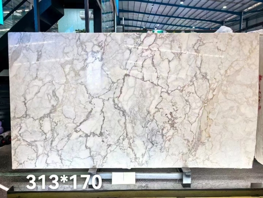 স্টোন ফর্ম বিগ স্ল্যাব অনন্য সোনার শিরা ক্যালাকাটা সোনার মার্বেল হোটেল প্রাচীর আবরণ জন্য