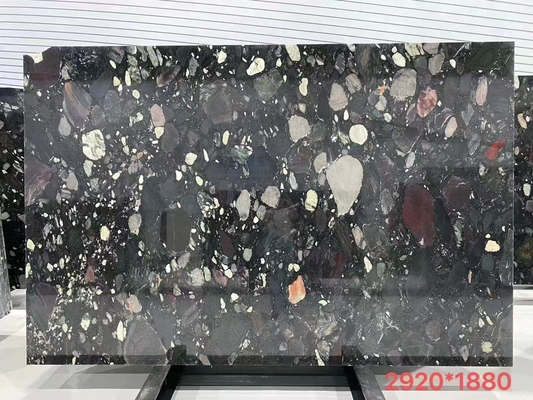কাউন্টারটপ দেয়াল মেঝে নকশা ইউনফু থেকে Agate নিদর্শন সঙ্গে প্রাকৃতিক মার্বেল শীট