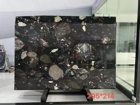 কাউন্টারটপ দেয়াল মেঝে নকশা ইউনফু থেকে Agate নিদর্শন সঙ্গে প্রাকৃতিক মার্বেল শীট