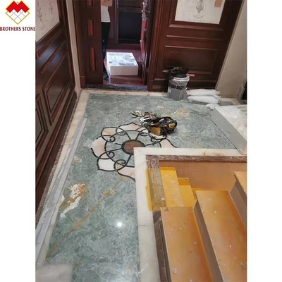 কাস্টমাইজযোগ্য ট্রান্সলুসেন্ট ব্লু ওনিক্স ওয়াল প্যানেল FOB ট্রেড ব্লু মার্বেল আচ্ছাদন জন্য