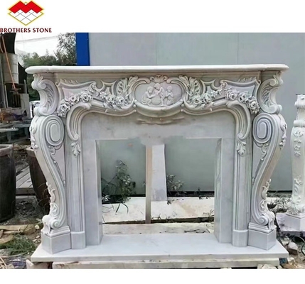 আধুনিক ইতালীয় স্টাইলের মার্বেল কামিন ম্যান্ট ইনডোর আলংকারিক পাথর কামিন গ্রানাইট
