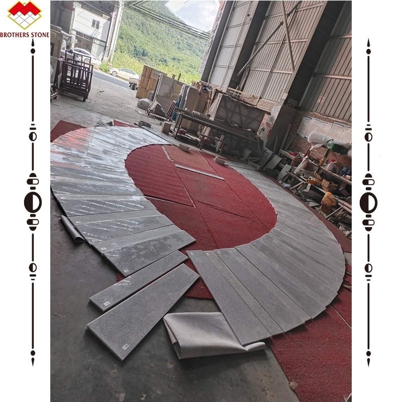 ODM/OEM কাস্টমাইজড মার্বেল ক্রিস্টাল হোয়াইট ফোর স্টেপস থ্রেড ওনিক্স মার্বেল স্টেপ Foshan